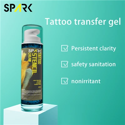 Gel Tatŵ Proffesiynol Spark Gel Stensil: Precision and Comfort wedi'i ailddif...