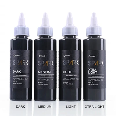 4oz 120ml organig hir - inc tatŵ gwyngalch parhaol