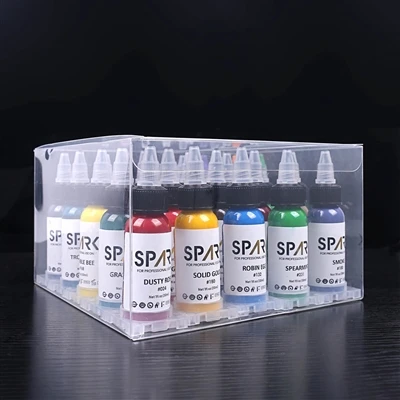 Set inc tatŵ proffesiynol 25-lliw: Llyfrgell Lliw Amlbwrpas