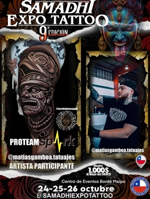 Artist Chile @matiasgamboa.tatuajes yn ymuno â seren - lineup serennog ar gyf...