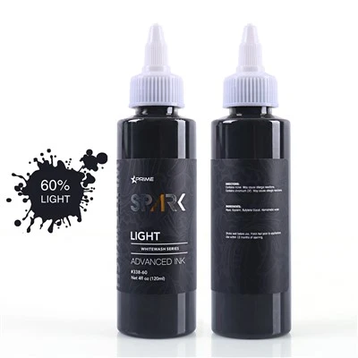 4oz 120ml organig hir - inc tatŵ gwyngalch parhaol