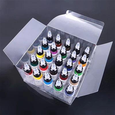 Custom Wholesale High - diwedd 1oz o hyd - lliw parhaol Lliw Cyflym Spark Premium Premiwm Tatŵ Parhaol ar gyfer Celf y Corff