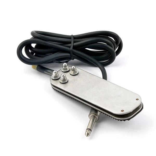Stribed Dur Di-staen Footpedal Tatŵ Dyletswydd Trwm