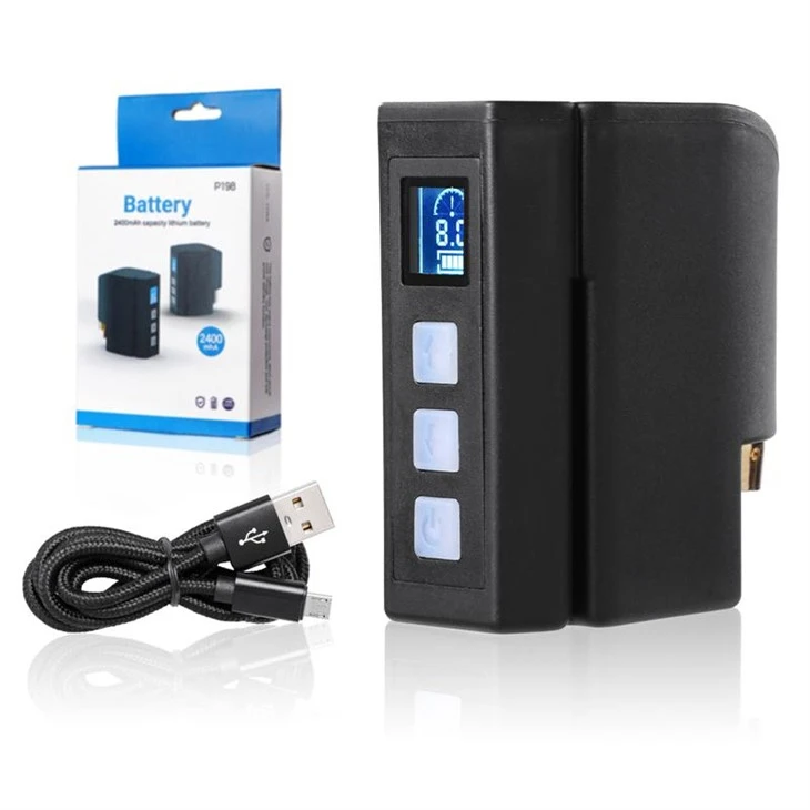 2400mAh Cyflenwad Pŵer Tatŵ Mini Di-wifr Batri Tatŵ Di-wifr