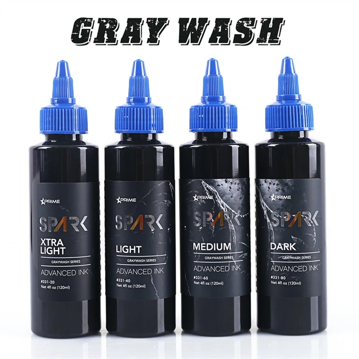 Set Inc Tatŵ Llwydlwyd Spark Tatŵ Ink Set Arddangosfa Inc Tatŵ Proffesiynol