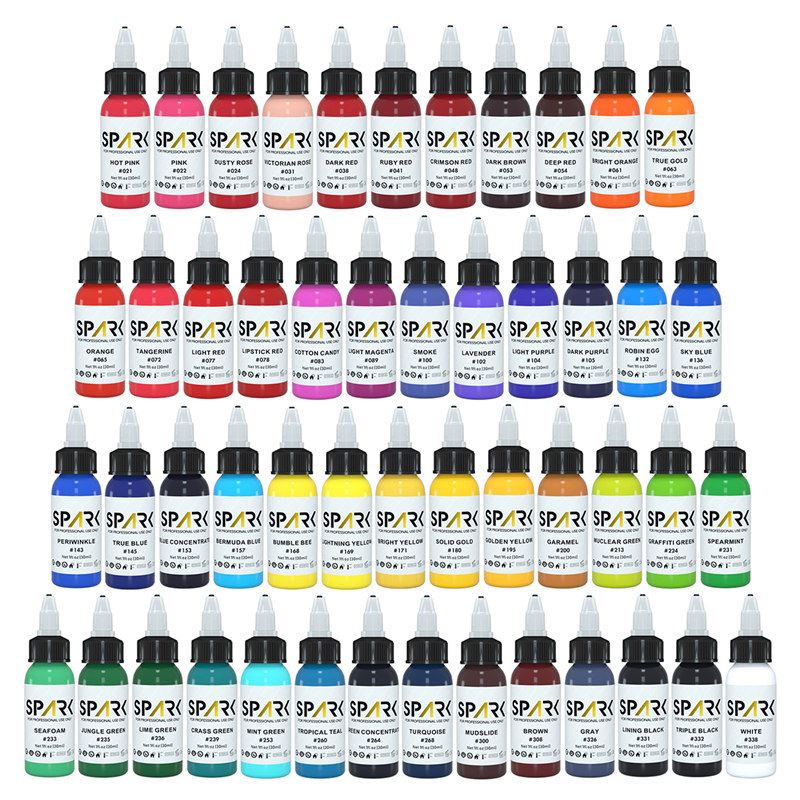 Premiwm Spark Tattoo Inc Tattoo Cyflenwi Set Tatŵ Inc