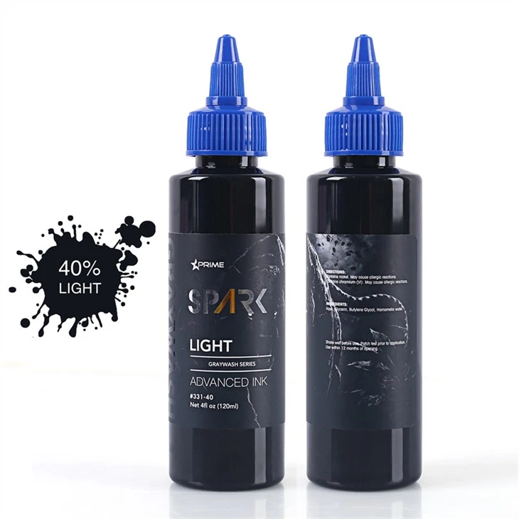 Set Of Tattoo Ink Gray Golchwch Spark Tattoo Ink Set Proffesiynol