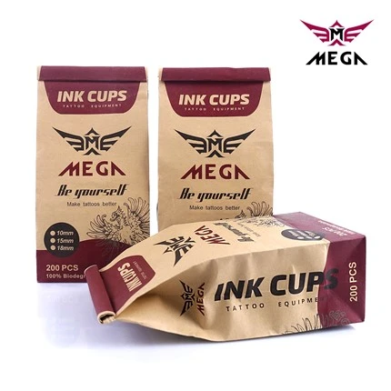 Cwpanau Inc Tatŵ Eco-Gyfeillgar 100% Bioddiraddadwy