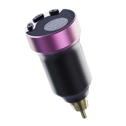 Cyflenwad Pŵer Tatŵ 30X50mm Batri Tatŵ Di-wifr RCA Di-wifr