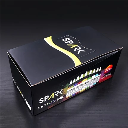 50 Setiau Lliw Spark Tattoo Ink Set Lliw inc Tattoo Proffesiynol