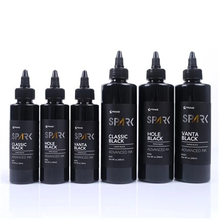 8OZ Cyfres Inc Du Twll Du Triphlyg Du Spark Tatŵ Inc Tatŵ Plwm