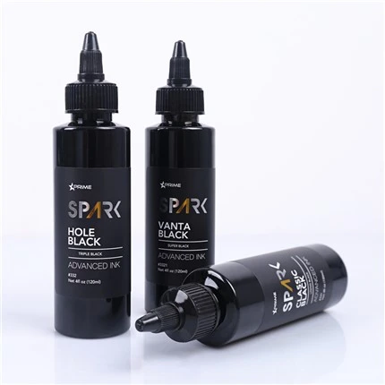 Twll Du 4OZ Cyfres Inc Du Driphlyg Spark Tattoo Ink Tattoo Inc Du Golau