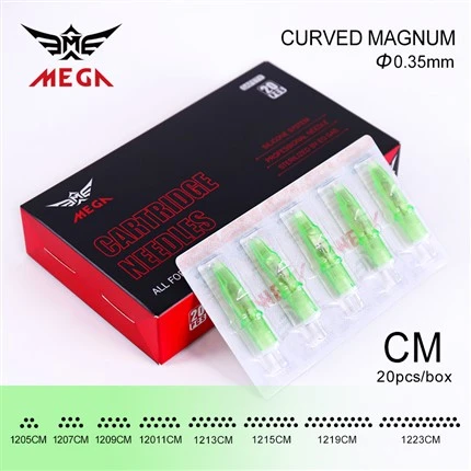 Nodwydd cetris tatŵ mega premiwm