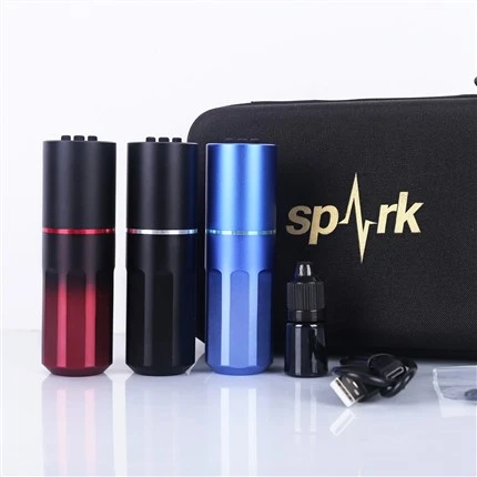 Spark Peiriant Tatŵ Proffesiynol Newydd Pen