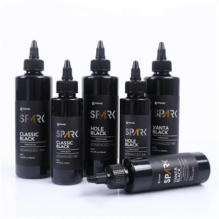 Super Black 8OZ Black Ink Series Vanta Black Spark Tattoo Ink Tattoo Ink Set