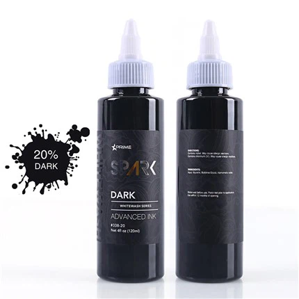 Set inc Tattoo Proffesiynol Golchi Gwyn Set Spark Tattoo Inc