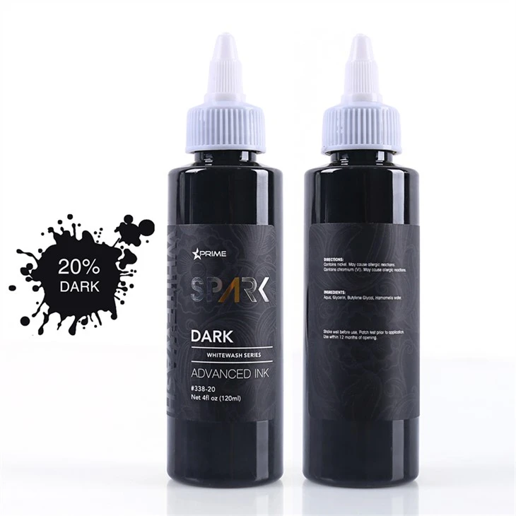 Set inc Tattoo Proffesiynol Golchi Gwyn Set Spark Tattoo Inc