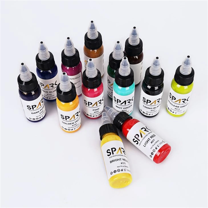 Inciau Tatŵ mewn Swmp Tatŵ Ink Spark Gwreiddiol