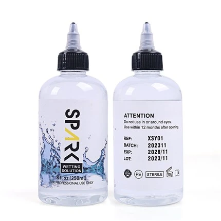 8OZ 240ML Ateb Tatŵ Gwlychu Spark Ateb Tatŵ Cymysgu Spark Tatŵ Inc