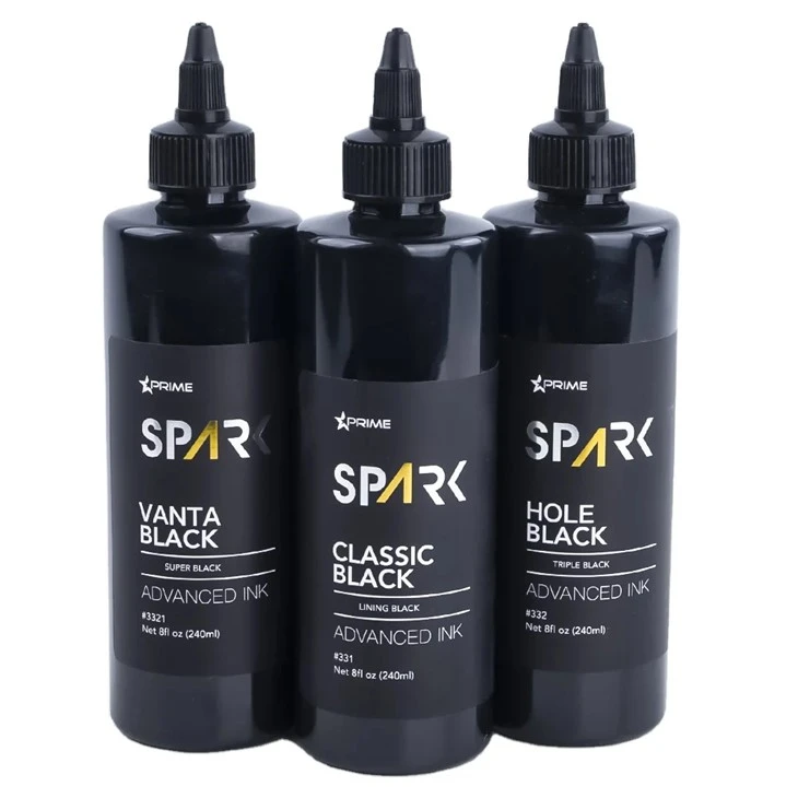 Inc Tattoo 8 Oz Super Black Black Ink Series Vanta Black Spark Inc Tatŵ Set inc Tatŵ